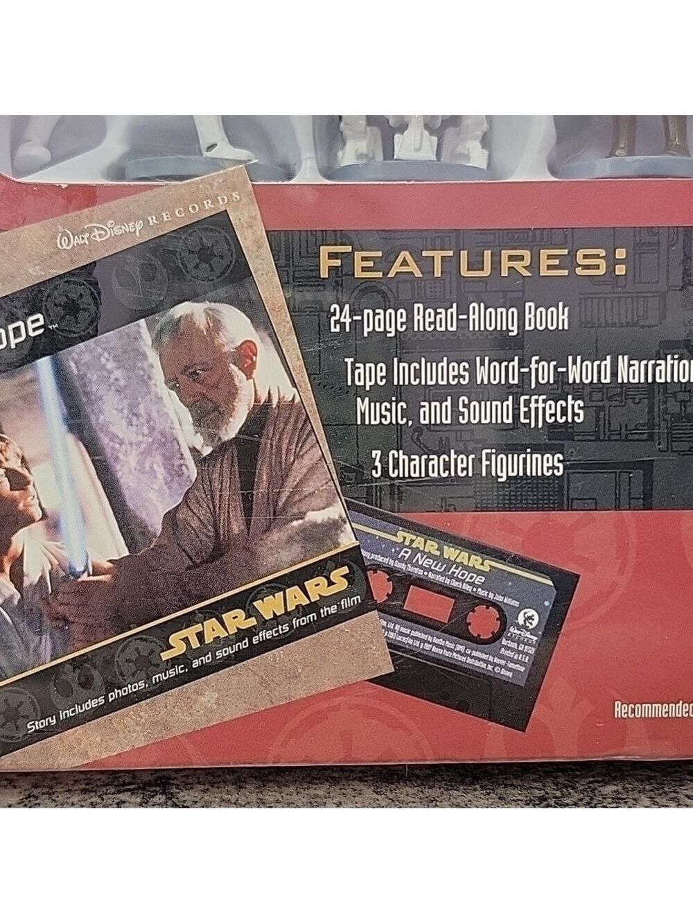 vintage Star Wars A New Hope, Read And Play Pack with Cassette - Picture 4 of 5